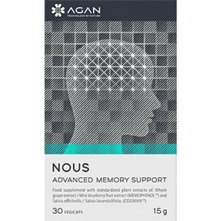 Agan Nous Advanced Memory Support Memory Supplement 30 растительных капсул