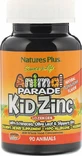 Nature's Plus Animal Parade KidZinc 90 жувальних таблеток зі смаком мандарина
