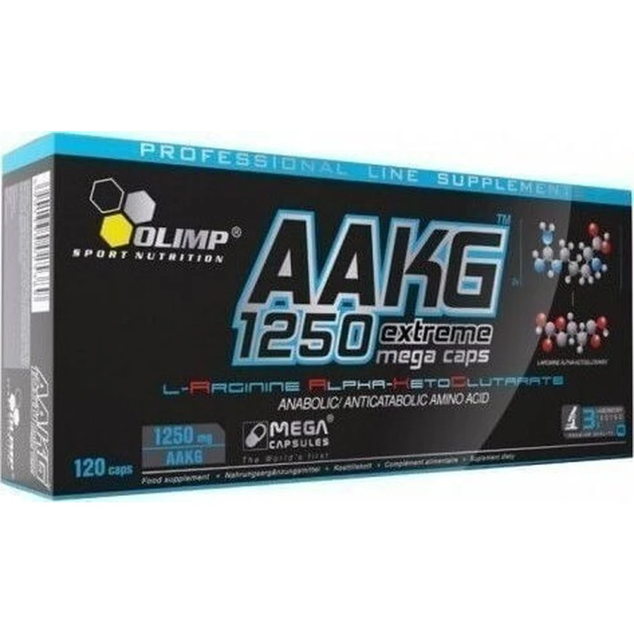 Olimp Sport Nutrition AAKG Extreme Mega Caps 120 капсул без ароматизаторов: цены и характеристики
