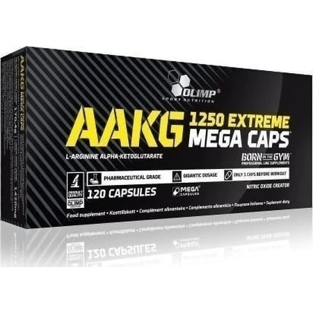 Olimp Sport Nutrition AAKG Extreme Mega Caps 120 капсул без ароматизаторов: цены и характеристики