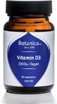 Botanica Vitamin D3 Вітамін для зміцнення імунної системи та здоров'я яєць 2000iu 60 рослинних капсул