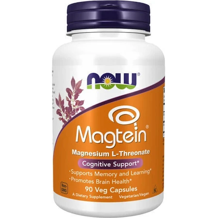 Now Foods Magtein Магній L-треонат 666 мг 90 капсул: ціни та характеристики