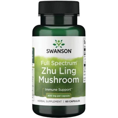Swanson Full Spectrum Zhu Ling Mushroom 400mg Immune Boosting Supplement 60 caps: цены и характеристики