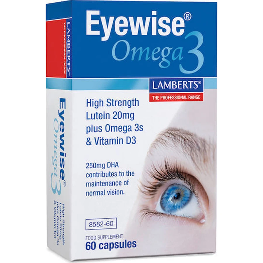 Спеціальна харчова добавка Lamberts Eyewise Омега 3 60 капс.: ціни та характеристики