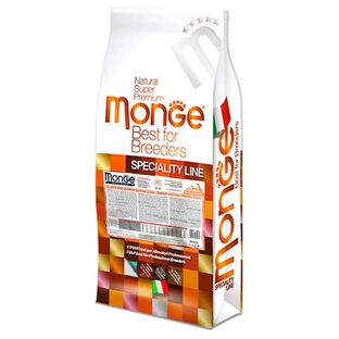 Monge Natural Superpremium All Breeds Puppy & Junior Сухий корм з лососем і рисом для цуценят всіх порід, 15 кг