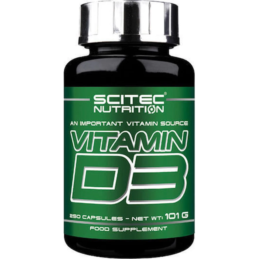 Scitec Nutrition Витамин D 3 для поддержки иммунитета и здоровья яиц 480iu 12mcg 250 капс: цены и характеристики