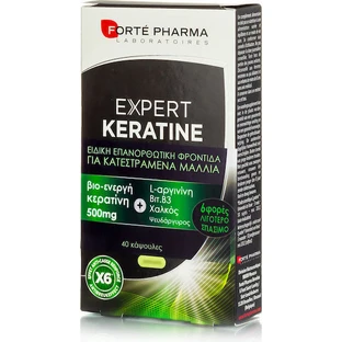 Спеціальна харчова добавка з кератином Forte Pharma Expert Keratine 40 капс.