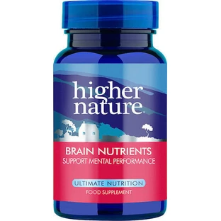 Поживні речовини для мозку Higher Nature Добавка для пам'яті 90 таб.