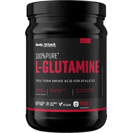 Body Attack 100% Pure L-Glutamine 400gr Unflavoured: цены и характеристики