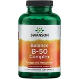 Swanson Balance B-50 Витаминный комплекс для поддержания энергии, иммунитета и нервной системы 250 капс