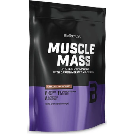 Biotech USA Muscle Mass with Creatine Безлактозный креатин со вкусом ванили 1 кг: цены и характеристики