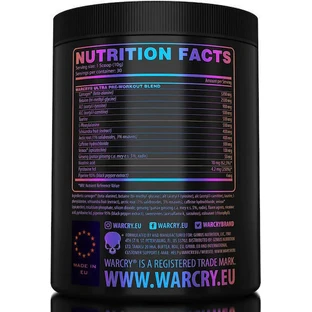 Genius Nutrition Warcry Ultra Pre Workout Supplement 300gr Candy Fruits