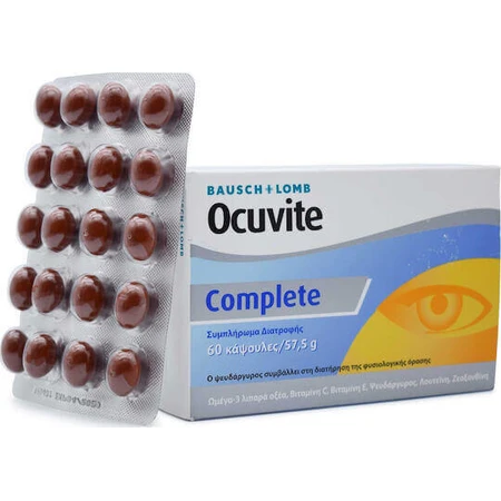 Bausch & Lomb Ocuvite Complete Спеціальна дієтична добавка 60 таб.: ціни та характеристики