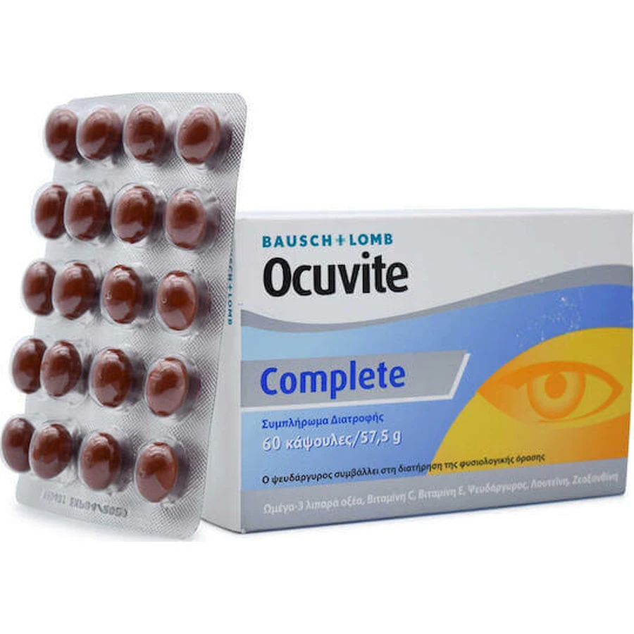 Bausch & Lomb Ocuvite Complete Спеціальна дієтична добавка 60 таб.: ціни та характеристики