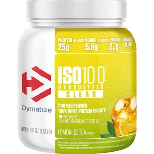 Dymatize Iso 100 Гидролизованный чистый сывороточный протеин со вкусом лимонного чая 512гр