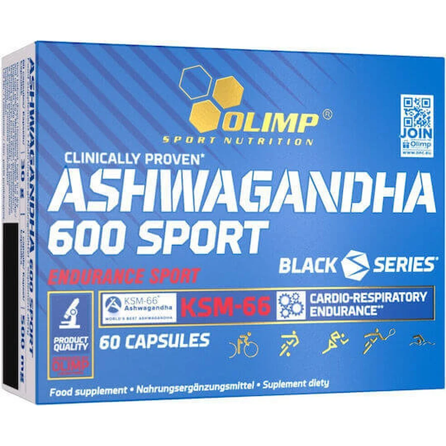 Olimp Sport Nutrition Ashwagandha 600 Sport 60 капс Вишня: ціни та характеристики