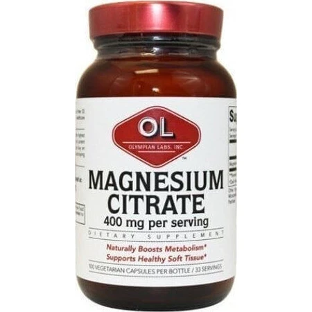 Olympian Labs Magnesium Citrate 100 Capsules Herbal: цены и характеристики