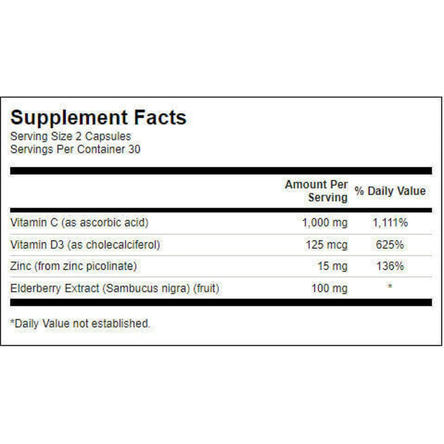 Swanson Potency Ultimate Immune Defence Імунна добавка для підвищення імунітету 60 капс.: ціни та характеристики