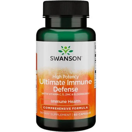 Swanson Potency Ultimate Immune Defence Імунна добавка для підвищення імунітету 60 капс.: ціни та характеристики