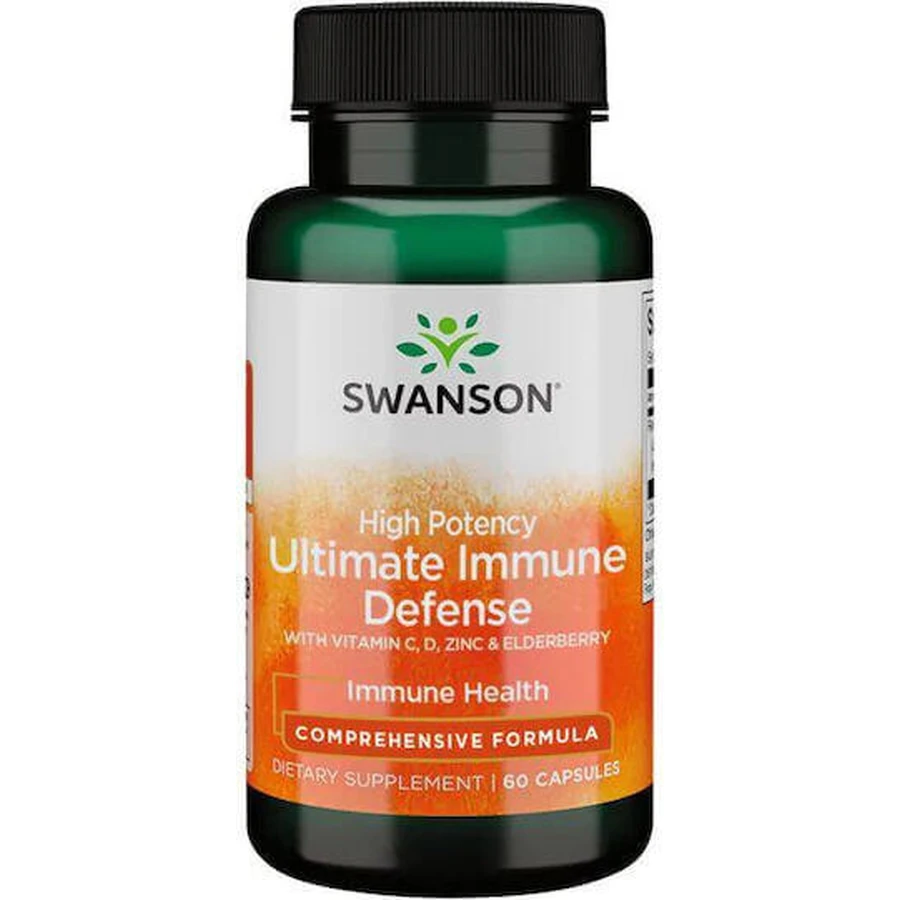 Swanson Potency Ultimate Immune Defence Імунна добавка для підвищення імунітету 60 капс.: ціни та характеристики