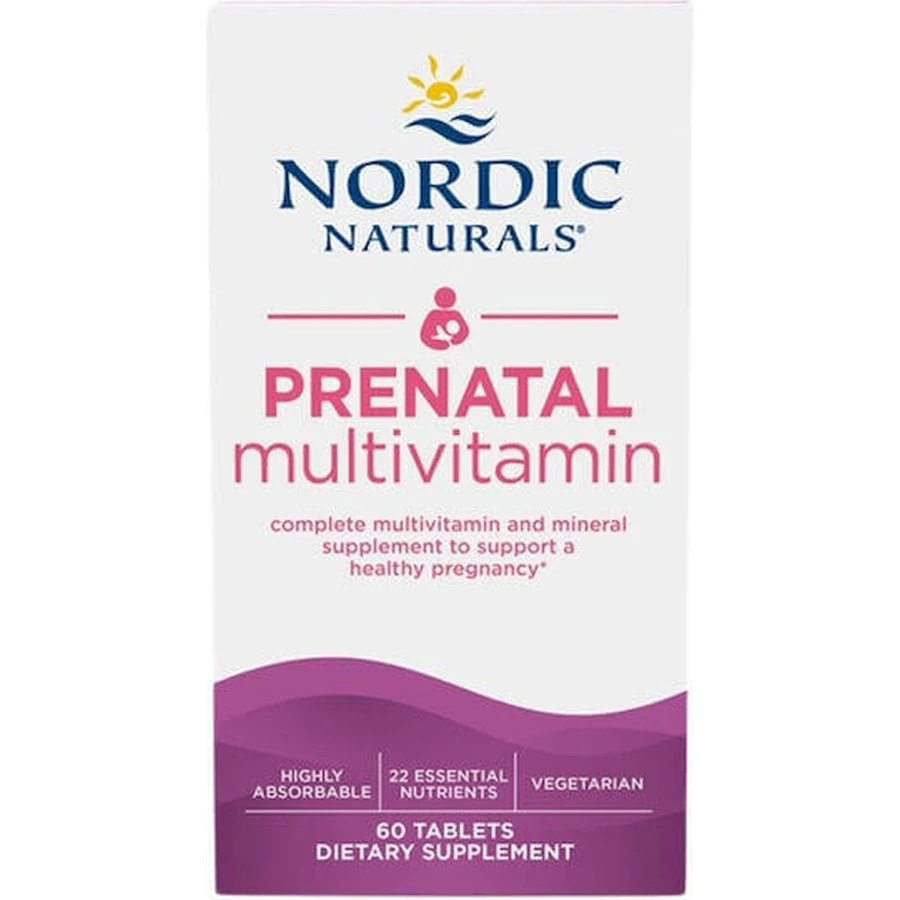 Nordic Naturals Prenatal Multivitamin 60 Tablets: цены и характеристики