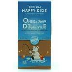 John Noa Happy Kids Омега 3/6/9 D3 Plus підходить для дітей 90 желейних цукерок Помаранчеві: ціни та характеристики