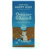 John Noa Happy Kids Omega 3/6/9 D3 Plus Подходит для детей 90 желейных конфет Апельсин