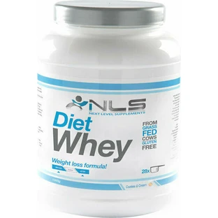 NLS Diet Сироватковий протеїн NLS Diet Сироватковий протеїн без глютену зі смаком печива та вершків 1 кг