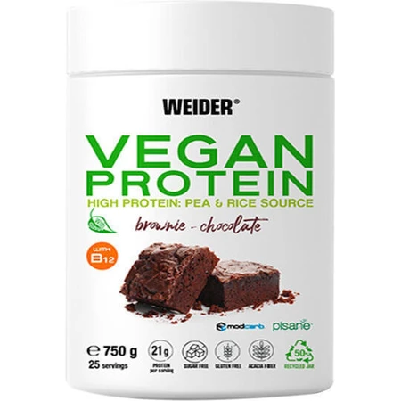 Weider Веганский протеин без глютена и лактозы со вкусом шоколада 750 гр.: цены и характеристики