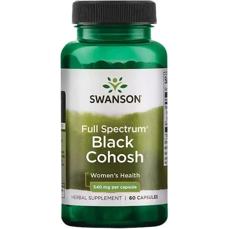 Swanson Full Spectrum Black Cohosh 540 мг 60 капс.: ціни та характеристики
