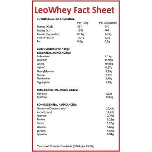 Leo Nutrition LeoWhey Whey Protein с шоколадным вкусом 2,27 кг