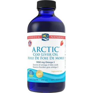 Nordic Naturals Arctic Cod Liver Oil Масло печени трески 1060 мг 237 мл Клубника