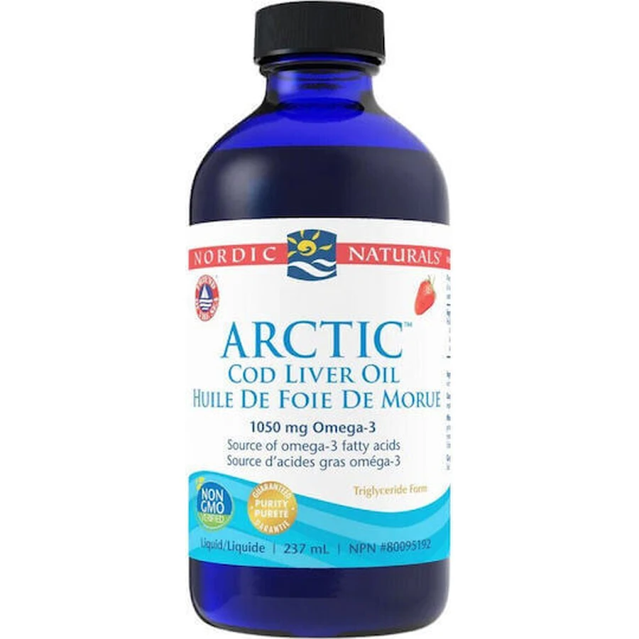 Nordic Naturals Arctic Cod Liver Oil Масло печени трески 1060 мг 237 мл Клубника: цены и характеристики