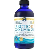 Nordic Naturals Arctic-D Олія печінки тріски 1060 мг Омега 3 та 1000 МО D3 Олія печінки тріски 1060 мг 237 мл