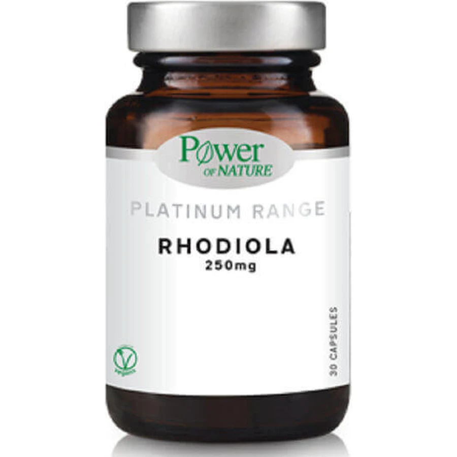 Power Of Nature Platinum Range Родіола 250мг 30 капс Енергія: ціни та характеристики