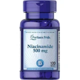 Puritan's Pride Ниацинамид Витамин для здоровья нервной системы 500 мг 100 таблеток