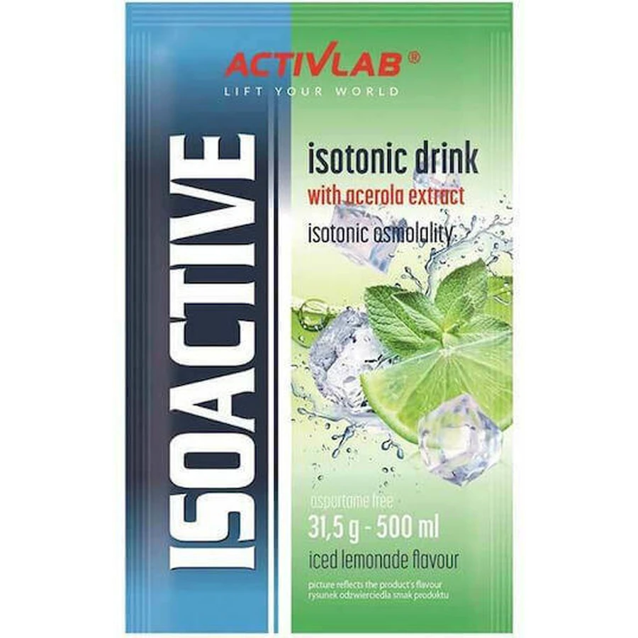ActivLab IsoActive Ізоактивний ізотонічний напій з екстрактом ацероли заморожений лимонад 31,5г: ціни та характеристики