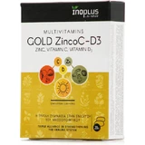 Ino Plus Gold ZincC-D3 Мультивитамины для энергии, укрепления иммунитета и нервной системы 1000iu 20 таблеток