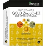 Ino Plus Gold ZincC-D3 Мультивитамины для энергии, укрепления иммунитета и нервной системы 1000iu 20 таблеток: цены и характеристики