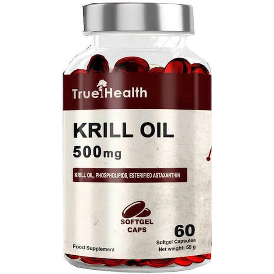 True Health Omega 3 Krill Oil 500mg 60 softgels Unflavoured: цены и характеристики