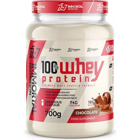 Immortal Nutrition 100% Whey Protein Сироватковий протеїн зі смаком шоколаду 700гр: ціни та характеристики