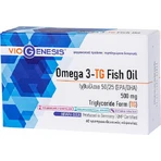 Viogenesis Omega 3-TG Fish Oil Рыбий жир 500 мг 60 софтгелей: цены и характеристики