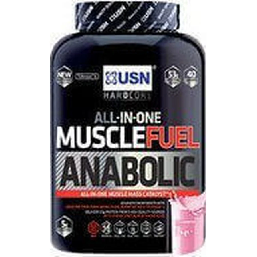 USN Hardcore Hardcore Hardcore All-In-One Muscle Fuel Анаболічне паливо для м'язів зі смаком печива та вершків 2 кг: ціни та характеристики