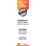 John Noa Vitamin D3 Origin Сильна доза вітаміну для зміцнення імунної системи та здоров'я яєць 1000iu 30мл: ціни та характеристики