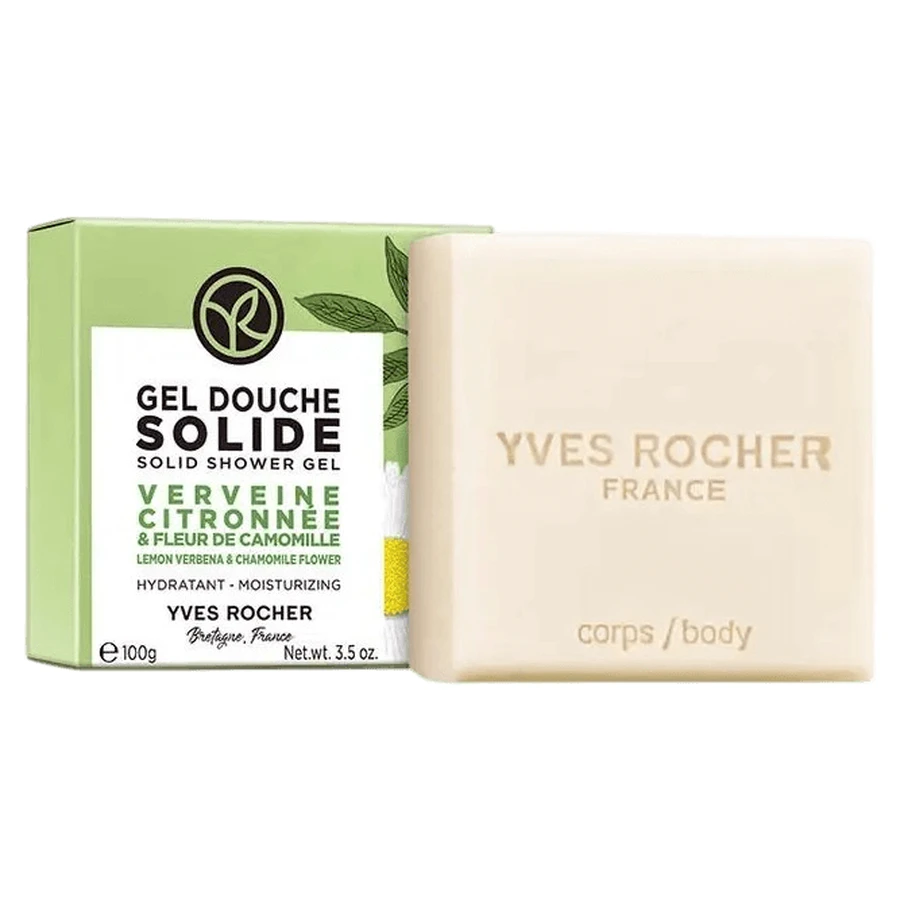 Твердий гель для душу Yves Rocher Вербена та ромашка, 100 г : ціни та характеристики
