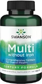 Полівітамінний комплекс Swanson Century Formula Multi без заліза для енергії, імунної системи та зміцнення шкіри 130 таблеток