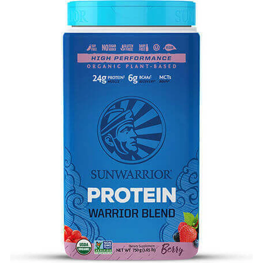 Sunwarrior Суміш Sunwarrior Органічна безлактозна суміш з ягідним смаком 750гр: ціни та характеристики