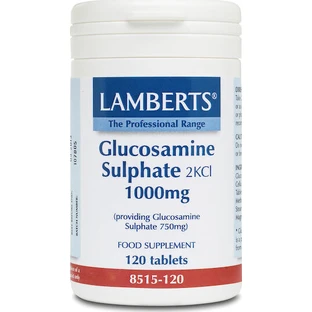 Lamberts Glucosamine Sulphate 2KCI 1000mg Joint & Bone Health Supplement 120 tabs
