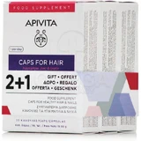Apivita Caps For Hair Hippophae, Zinc & Biotin Пищевая добавка Special 3 x 10 капсул