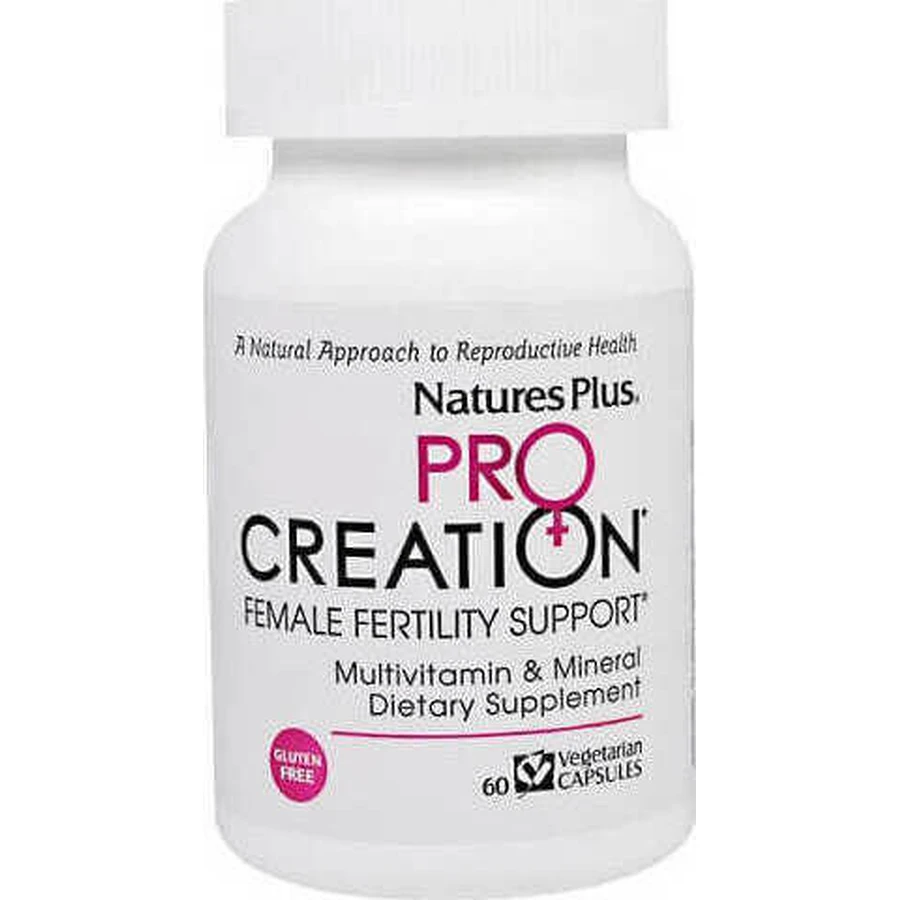 Nature's Plus Pro Creation Жіноча харчова добавка Спеціальна 60 рослинних капсул: ціни та характеристики
